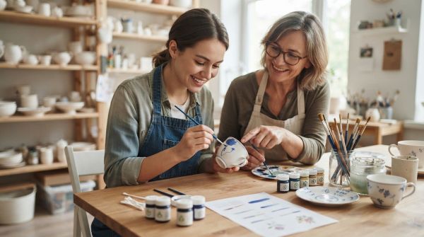 Initiation à l'Art de la Peinture sur Porcelaine : Astuces et Conseils Essentiels pour les Débutants